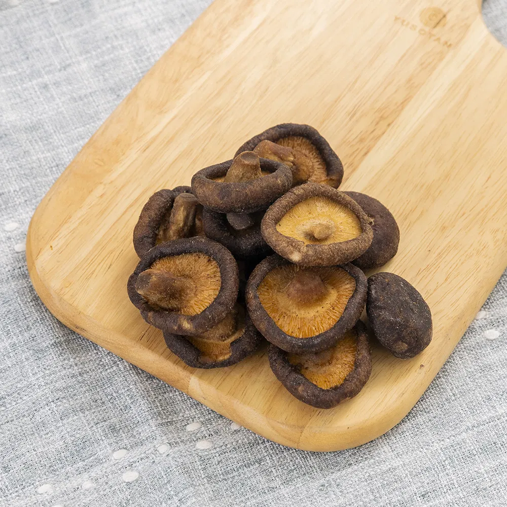 No Animal Ingredients Vegan Low-Temp Fried Shiitake Crisps
