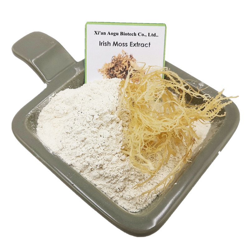 Aogubio Supply SeaMoss Extract Natural Organic Irish Sea Moss Powder Seamoss Powder Bulk Irish Sea Moss Powder