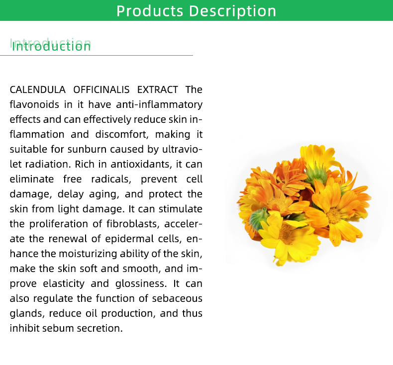 CALENDULA OFFICINALIS EXTRACT Packaging Options