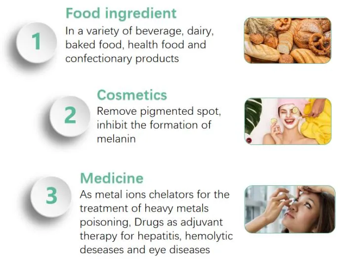 L-Glutathione 70-18-8 Powder for Immune Health Supplement