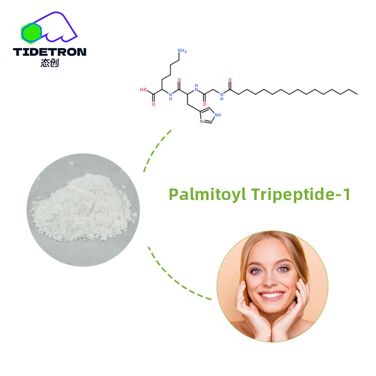 Creapep Palmitoyl Tripeptide-1 Fine Powder Anti-aging Ingredient Raw Materials for Cosmetics Available in Stock