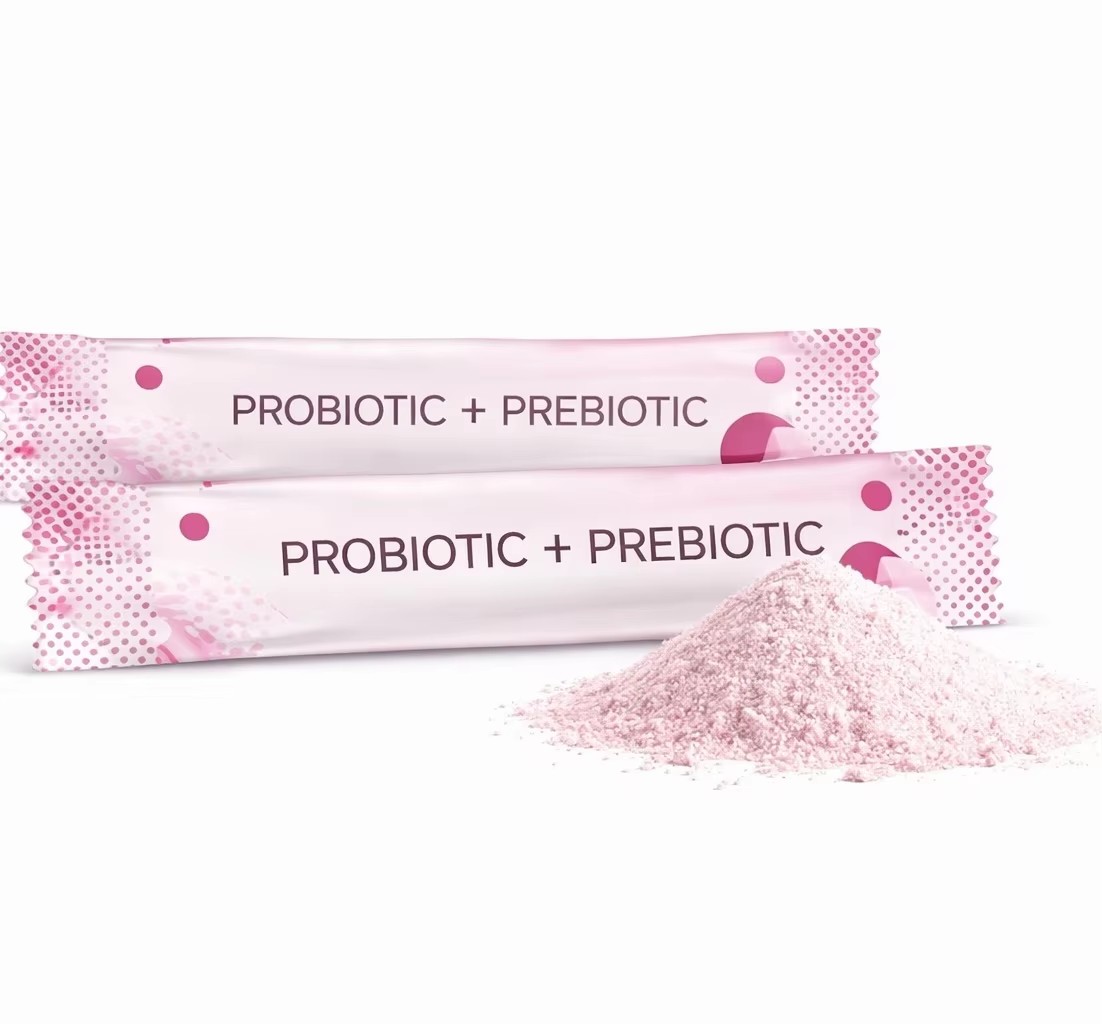 OEM Probiotics Formula Powder + Prebiotic Blend 100B CFU/g High Activity for Intestinal Flora Solid Drink Adult Health Food