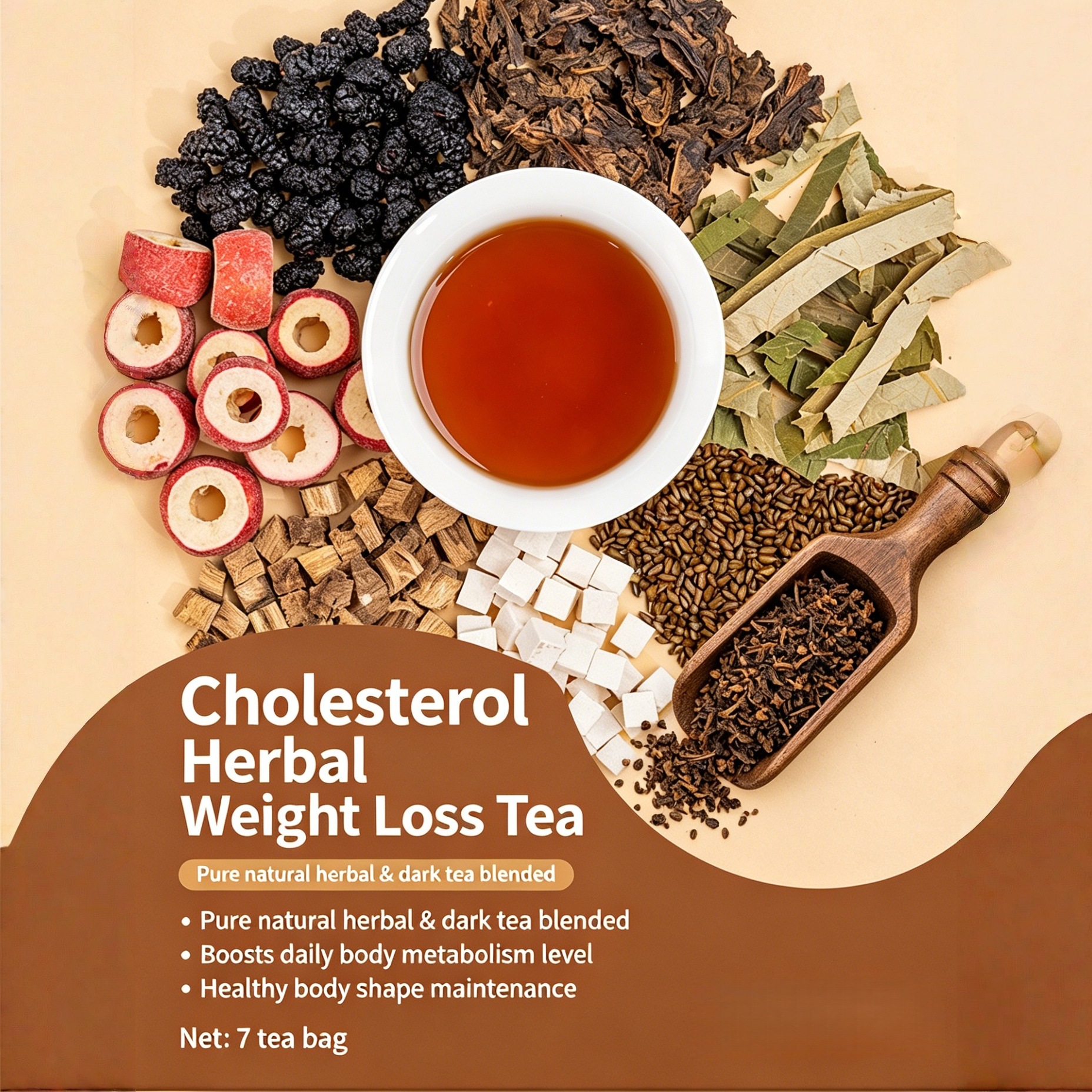 High-Potency Metabolic Support Advanced Extract Technology Innovative Concentrated Herbal Tea Granules for Weight Management
