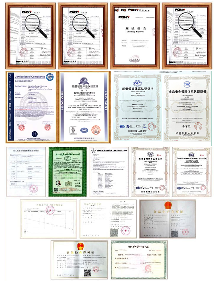 ISO Certification document