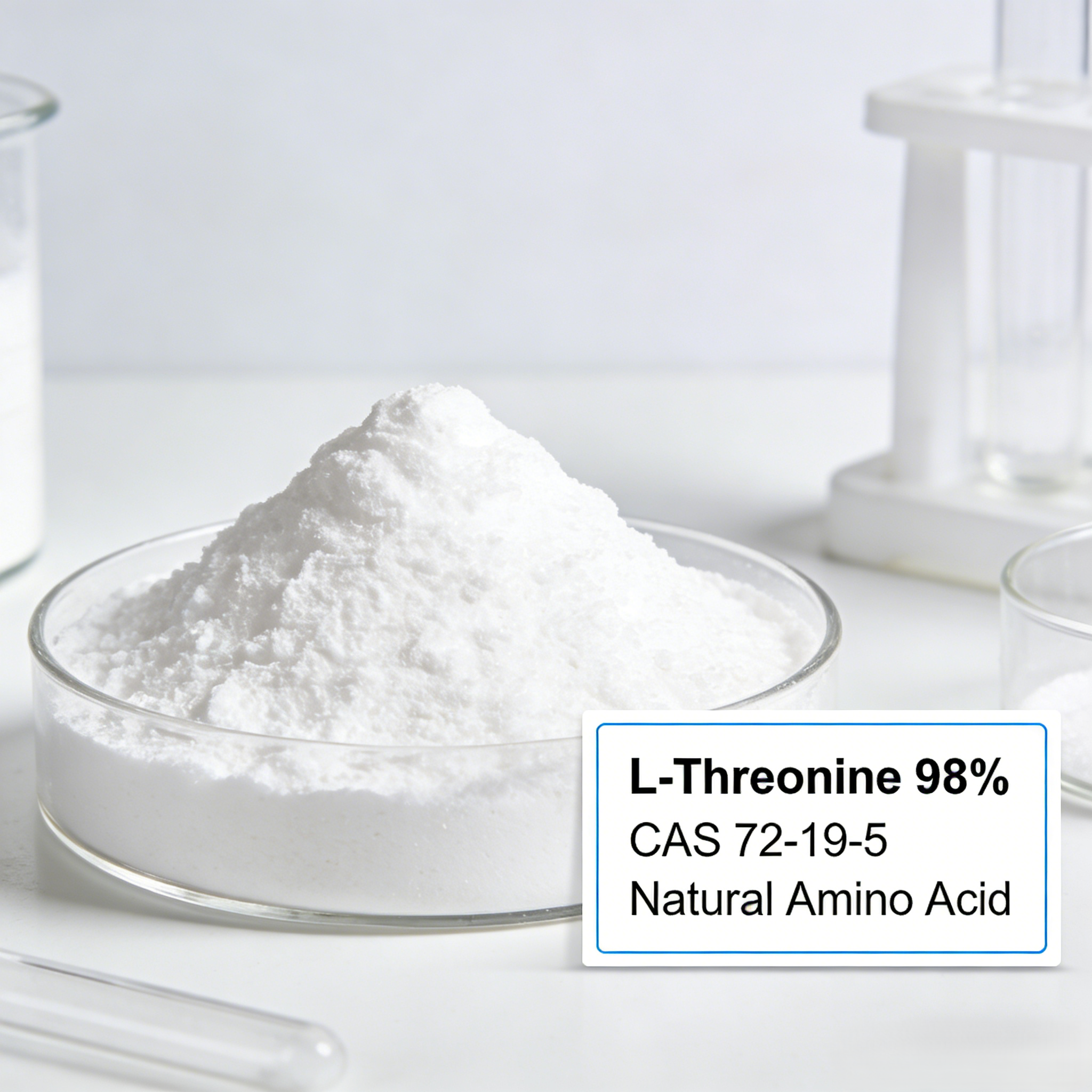 Chinese Factory 98% L-Threonine Natural Amino Acid Food Additives Nutrition CAS 72-19-5