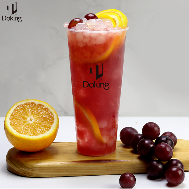 Doking Hot Selling Quality OEM Fruit Flavored Bubble Tea Ingredients Milk Tea Materials Passion Fruit Compound Enzyme Drink