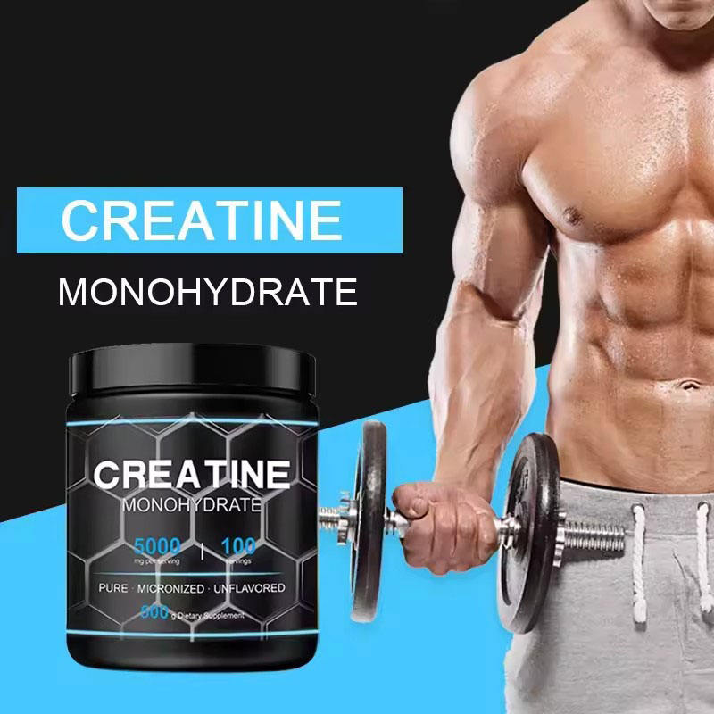 OEM Food Grade Creatine Monohydrate Powder 100% Natural 99% Purity Nutrition Enhancers