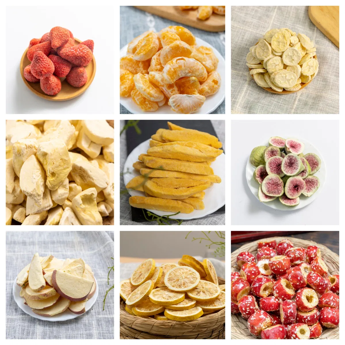 Bulk Freeze Dried Fruit Range and Production Overview