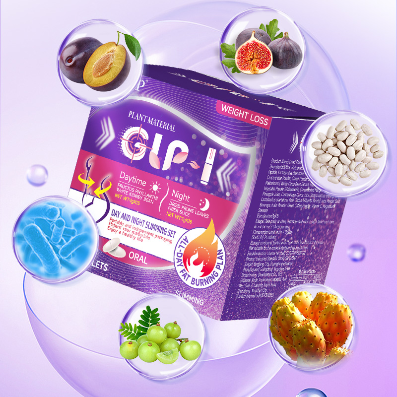 OEM Fast Slimming Hot Sale Private Label Natural Ingredient Weight Loss Management Product Fat Burning Day and Night Set