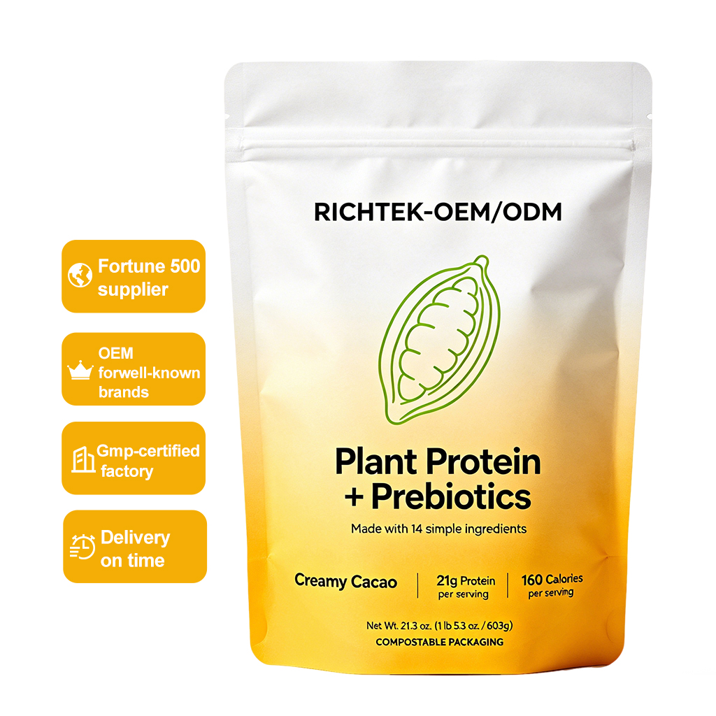 Clean Vegan Protein 21g Protein 14 Real Plant Ingredients Prebiotic Fiber 100% Free From Common Additives Plant Protein Powder