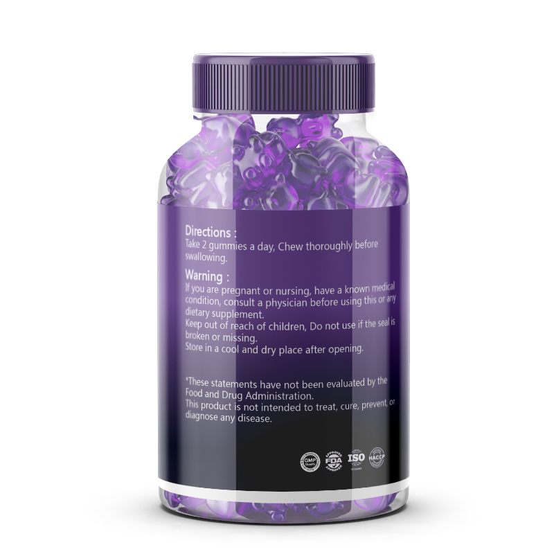 Sleep Gummies Support Long-Term Sleep Quality Non-Habit-Forming Ingredients Natural Rest Improve Sleep Quality Relieve Stress