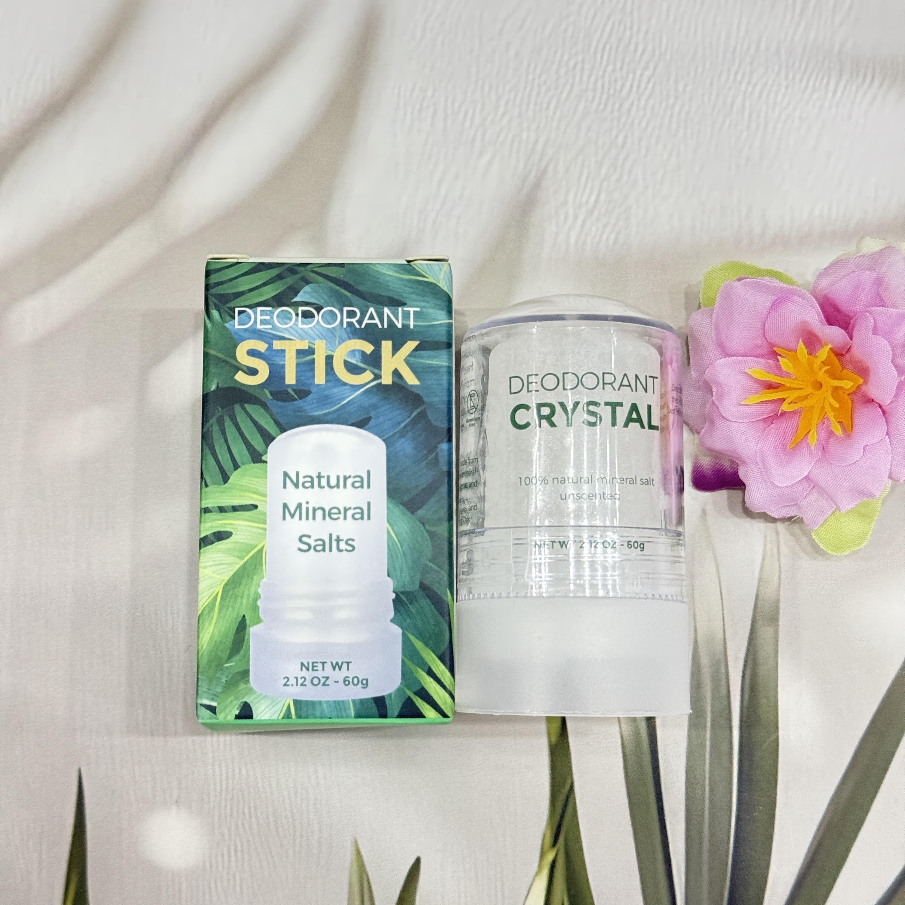 Wholesale CHK Natural Potassium Alum Stone Mineral Ingredient 20G-120G Sizes Naturally Inhibits Odor-Causing Bacteria Clogging