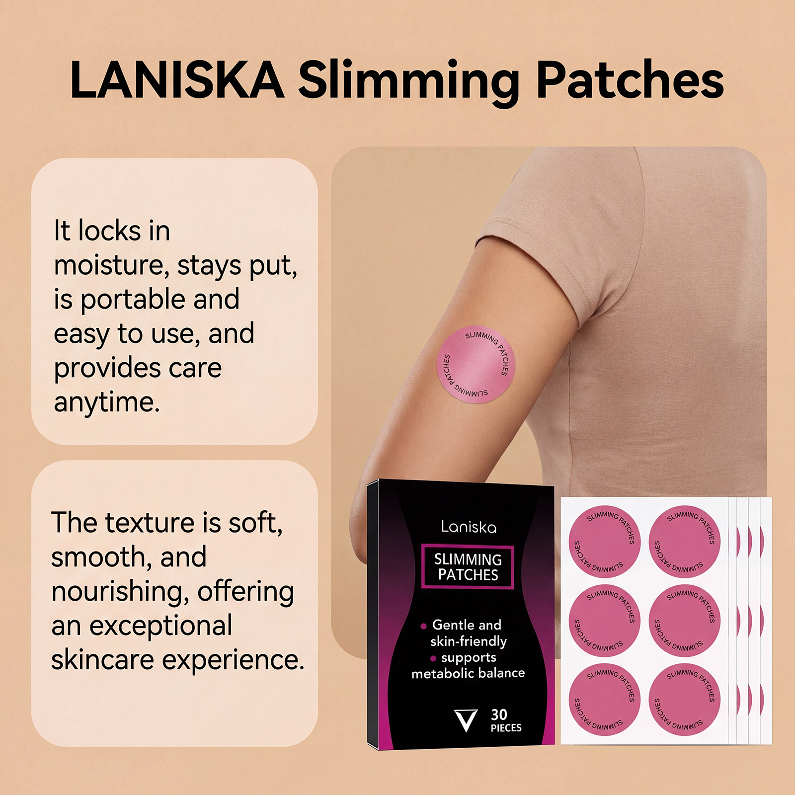 Chinese Products 2026 Hot Sells Weight Management Aid Patch Natural Herbal Ingredients Gentle and Skin-friendly