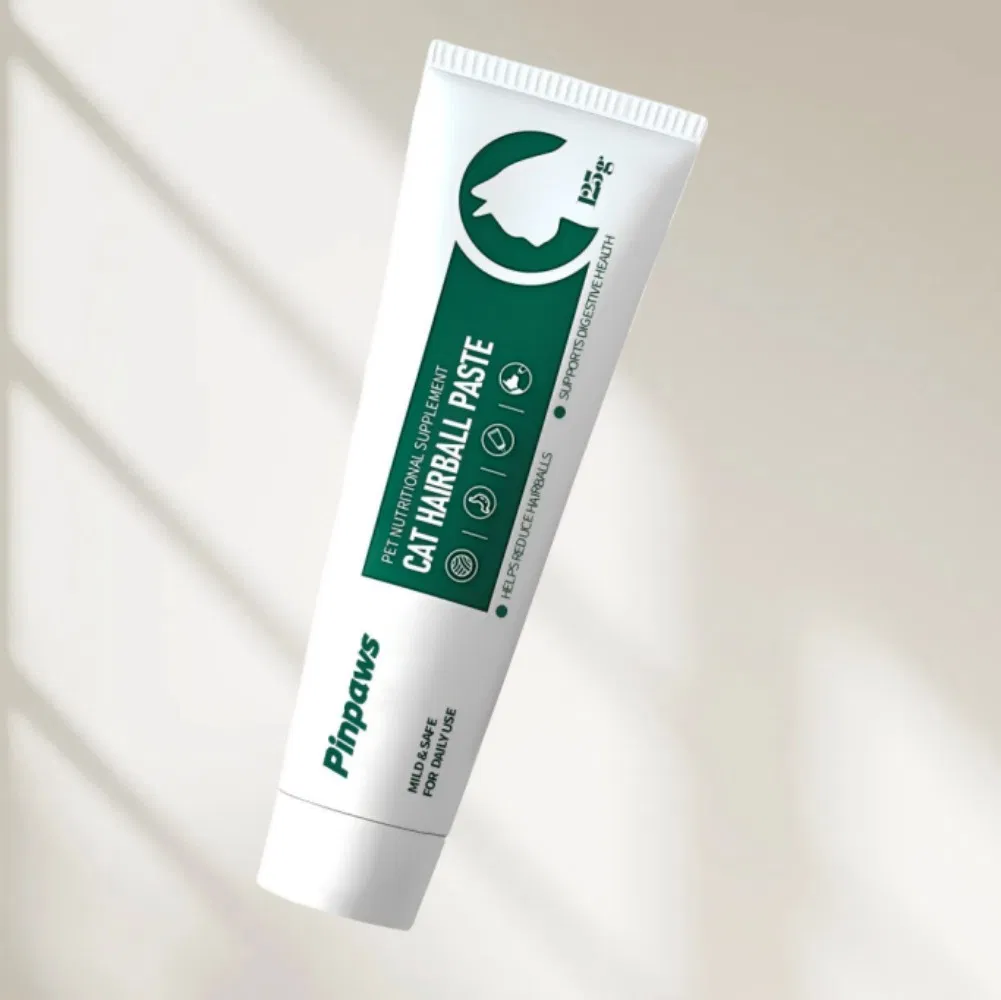 Cat Hairball Relief Paste with Meat Products and Natural Ingredients
