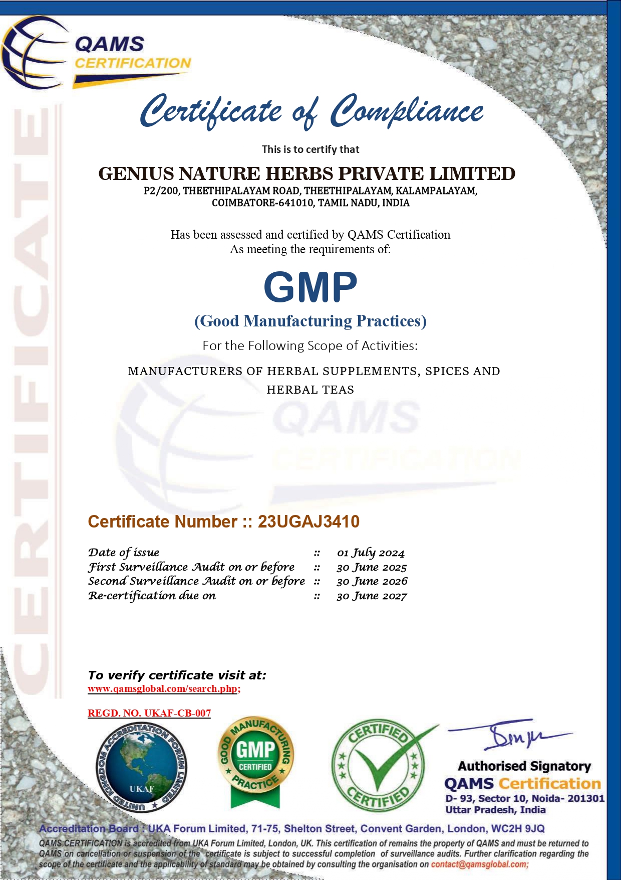 Certificate 2