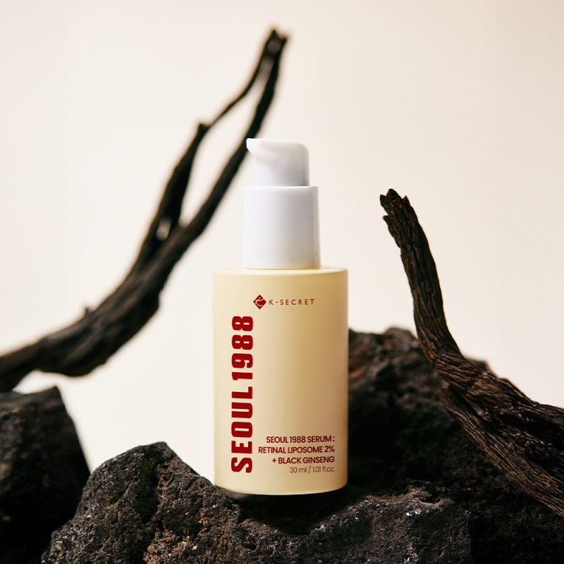 [K-SECRET] Seoul 1988 Serum Retinal Liposome 2%+Black Ginseng A Skin Cell Turnover Booster For Global Elasticity 30ml