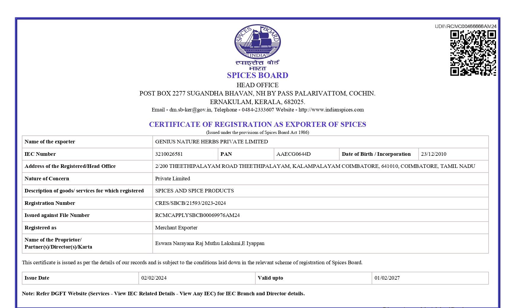 Certificate 3