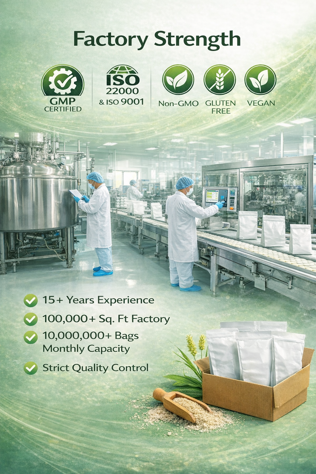 7 in 1 Mushroom Blend Powder for Immune and Daily Wellness Functional Mushroom Supplement OEM Private Label