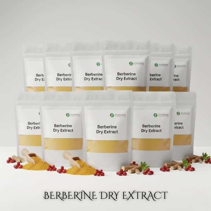 Berberine Botanical Dry Extract Powder Food Grade Natural Ingredients for Nutritional Blends and Global Commercial Markets