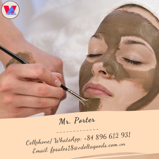 Natural Mineral Mud Powder Mix with Other Ingredients for Skin Care European Export Standards Bright pink Skin Holiday