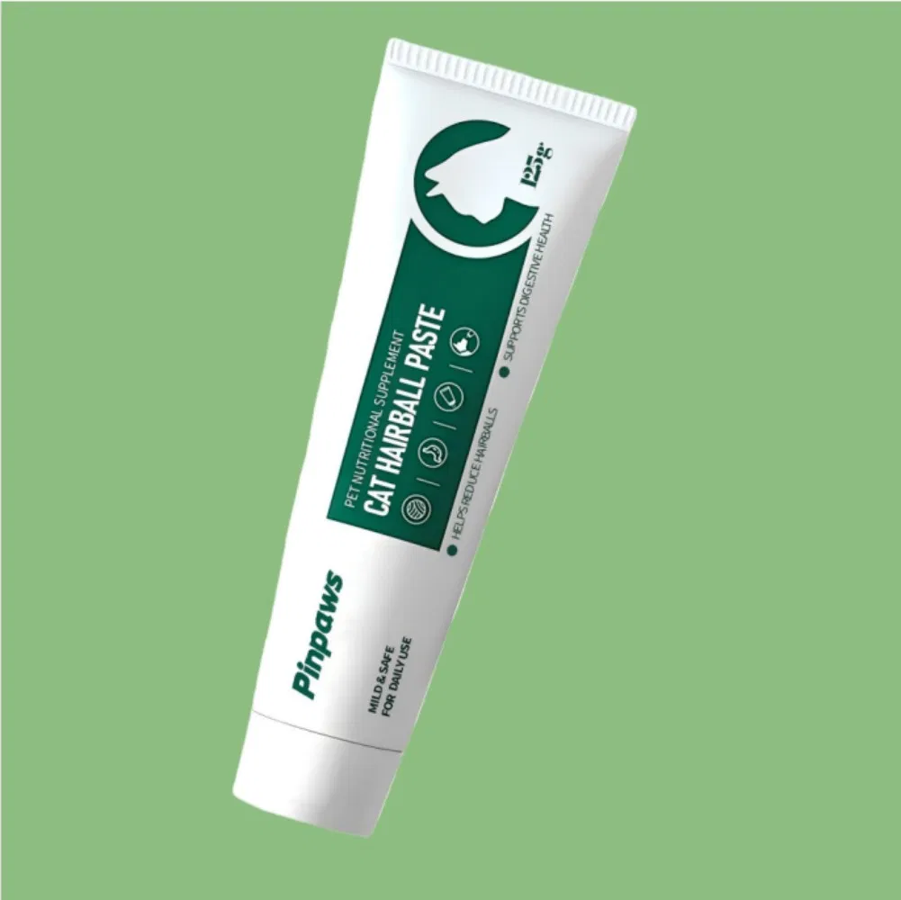 Cat Hairball Relief Paste with Meat Products and Natural Ingredients