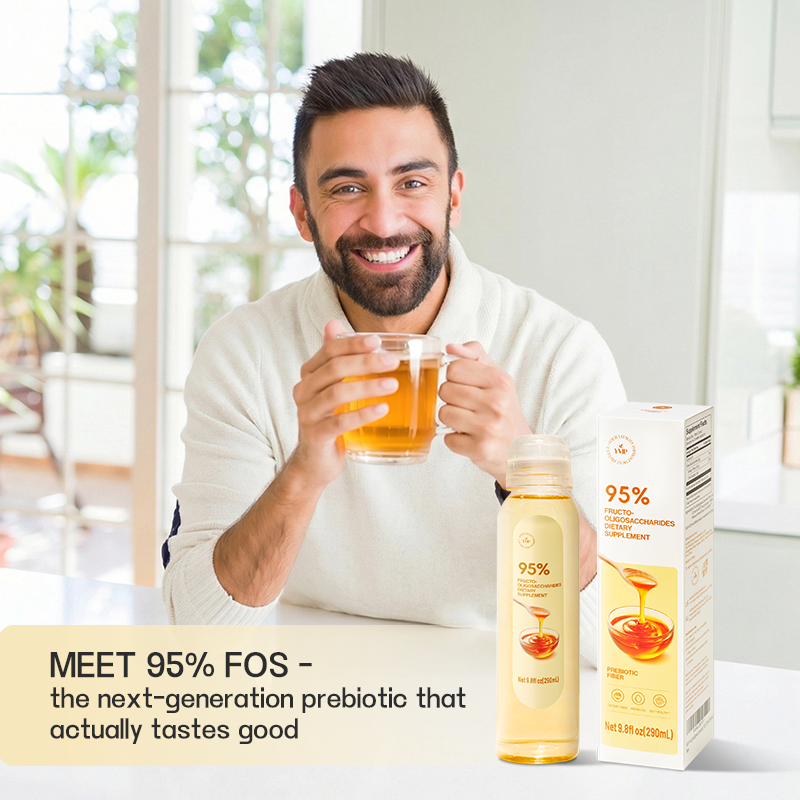 OEM Low Glycemic Index Prebiotic Syrup Sweetener 95% Oligofructose Private Label Low-Carb Natural