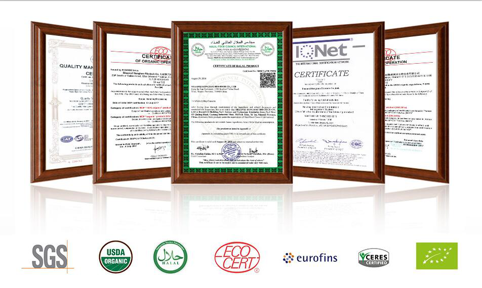 ISO Halal Organic Certificates