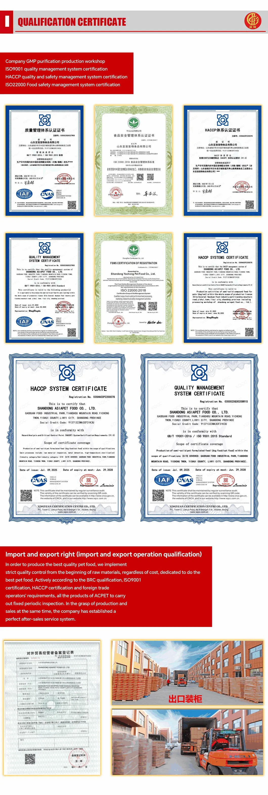 Certifications Document 1