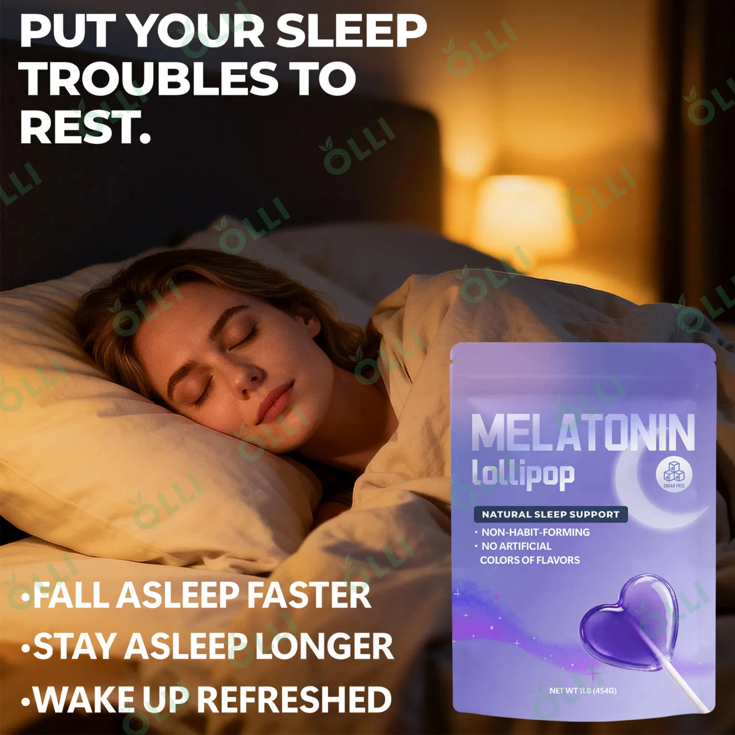 Premium Sleep Lollipop with Natural Ingredients for Restful Nights