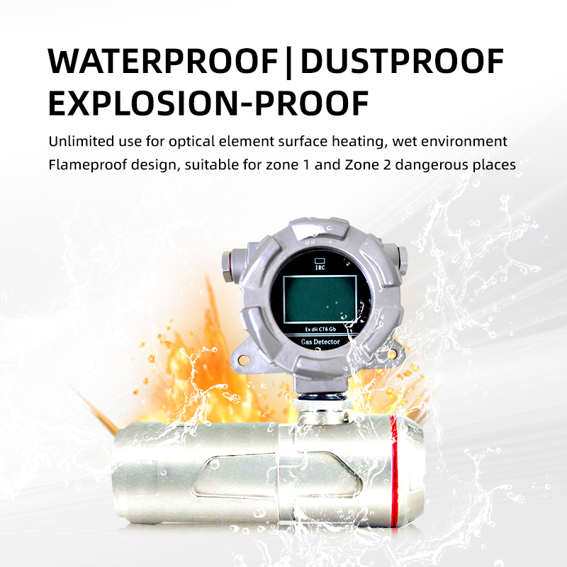 Marine Hydrocarbon Gas Detector HC H2S Chlorine Benzene Hydrocarbon Sensor Fixed Gas Detection System On Ships