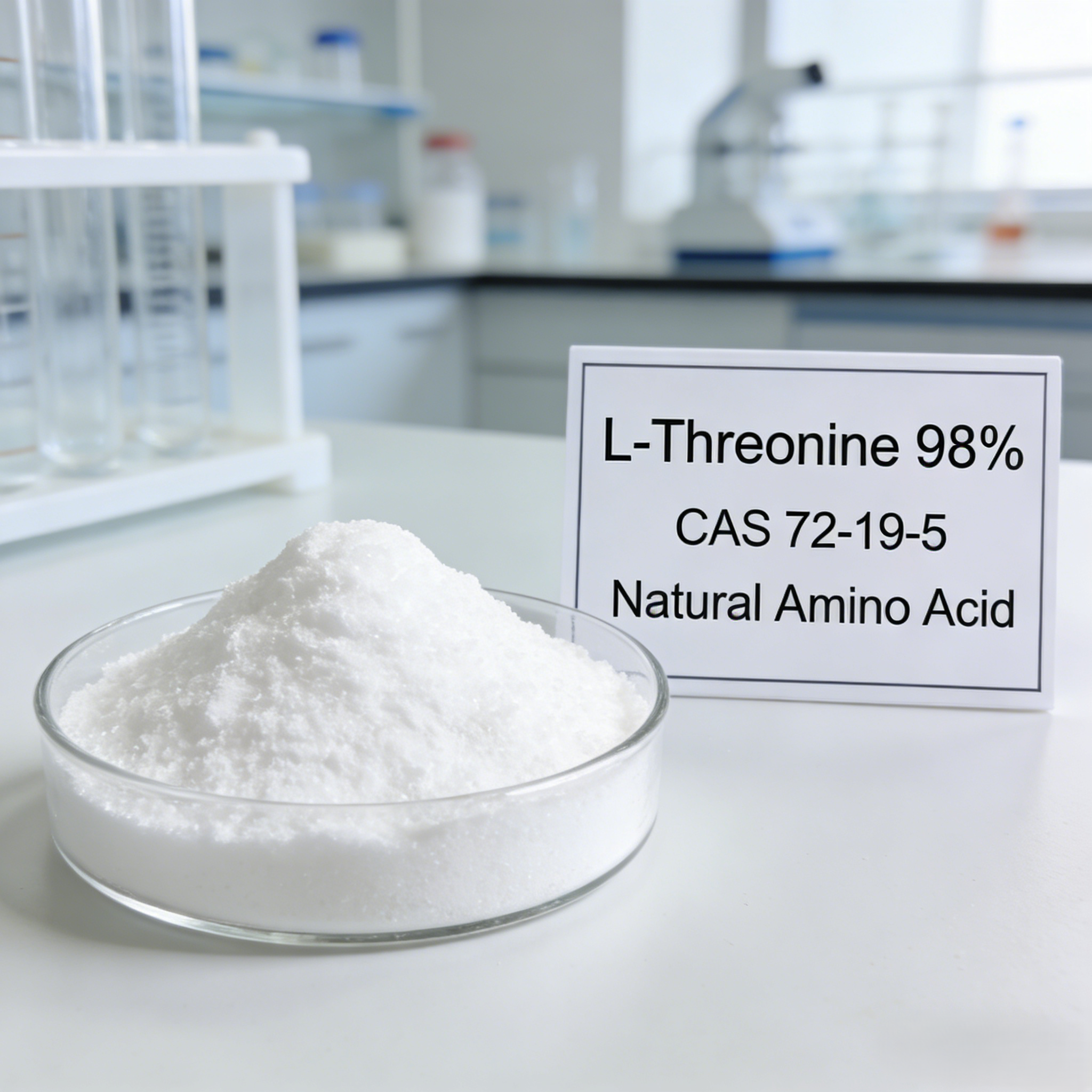 Chinese Factory 98% L-Threonine Natural Amino Acid Food Additives Nutrition CAS 72-19-5