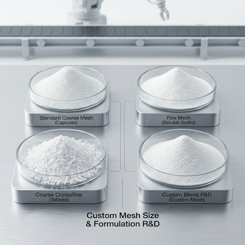 L-Glutamine Powder 99% CAS 56-85-9 Bulk Amino Acid Sports Nutrition Raw Material OEM Supply