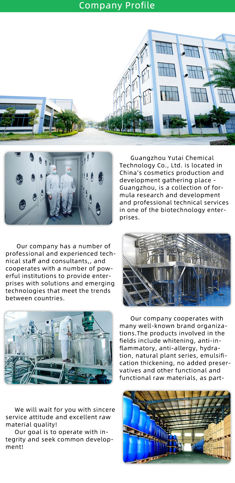 Manufacturing Plant and Lab Equipment