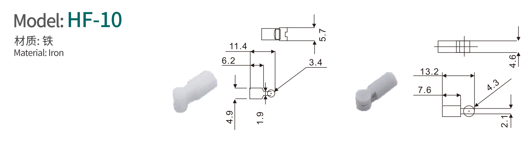 High-Quality Compact Hinged Damper Hydraulic Mini Damper Silent Soft-Closing Damper For Cabinet Doors