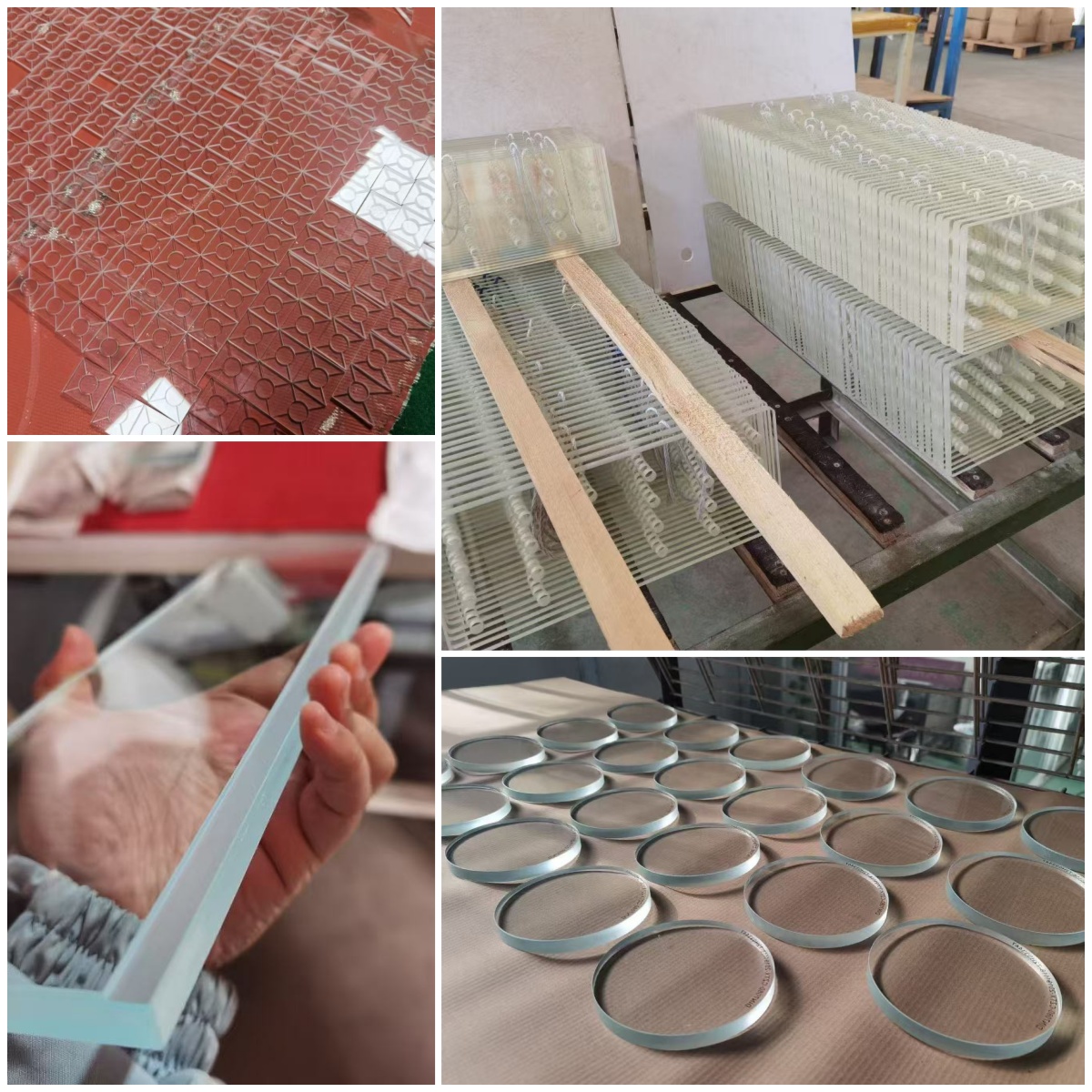 High Purity Clear Transparent Quartz Sight Glass Sheet High Temperature Resistance Quartz Glass Products