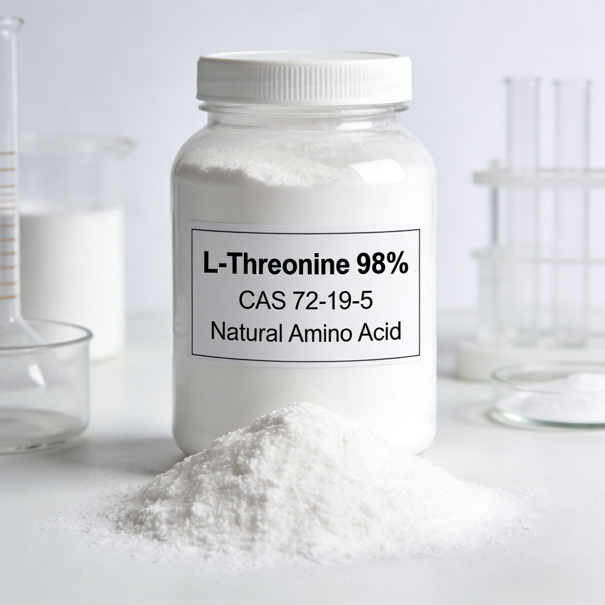 Chinese Factory 98% L-Threonine Natural Amino Acid Food Additives Nutrition CAS 72-19-5