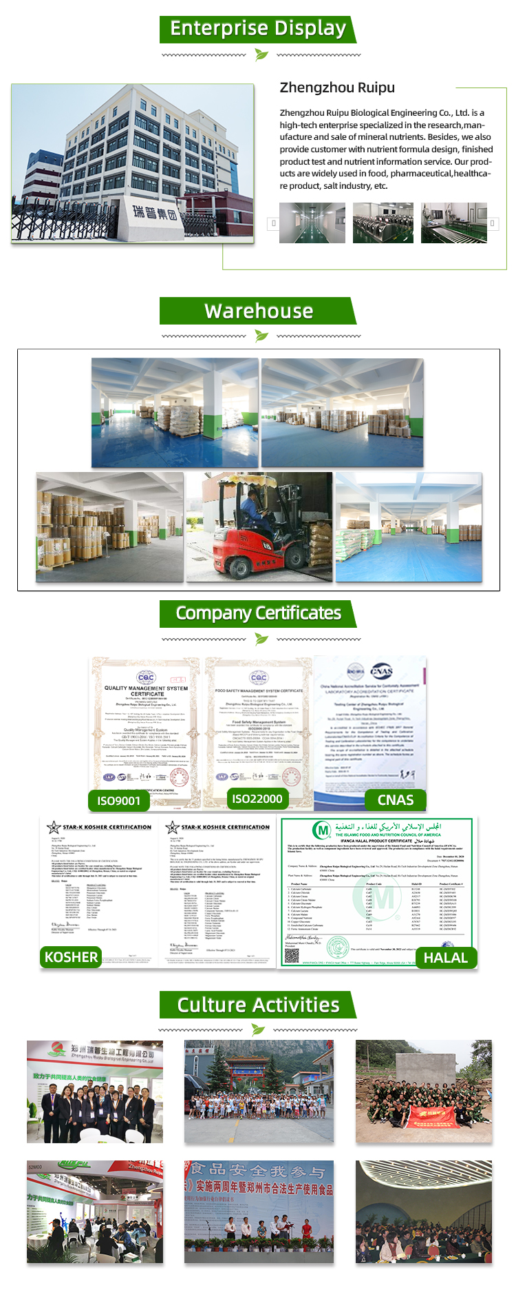 Production Facility Quality Control