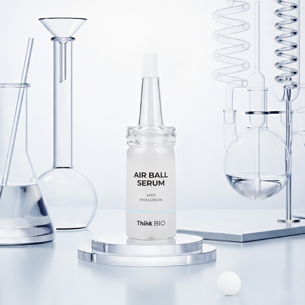 Think Bio AIRBALL SERUM With Hyaluronic Acid Freeze-Dried Balls For Face Hydration Anti-Aging &amp; Firming Skin Repair-K-Glow