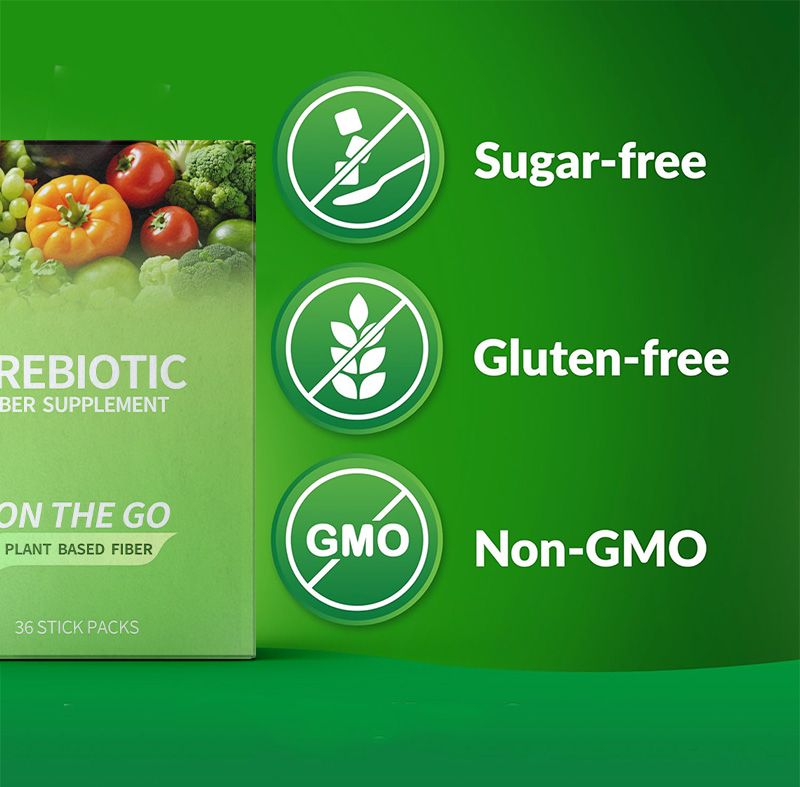 Factory OEM Prebiotic Fiber Supplement Powders Strip-shaped Bag Prebiotics Fiber Powder
