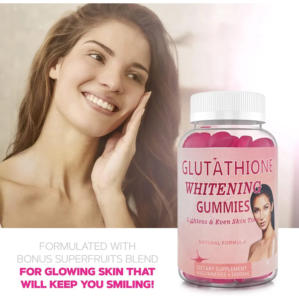 2024 OEM Private Label Effective Skin Lightening Supplement L-Glutathione Gummy for Liver Cleanse &amp; Antioxidants