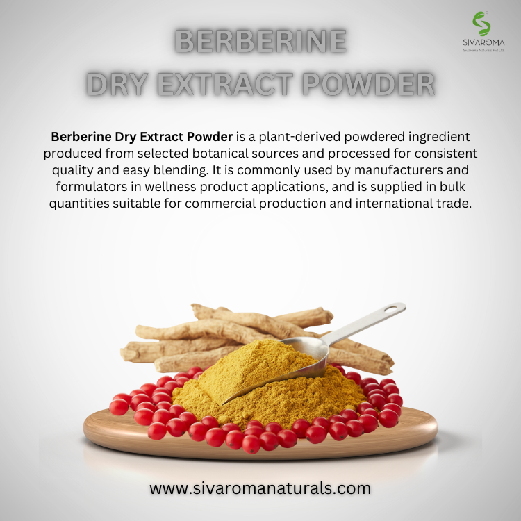 Berberine Dry Extract Processing Details