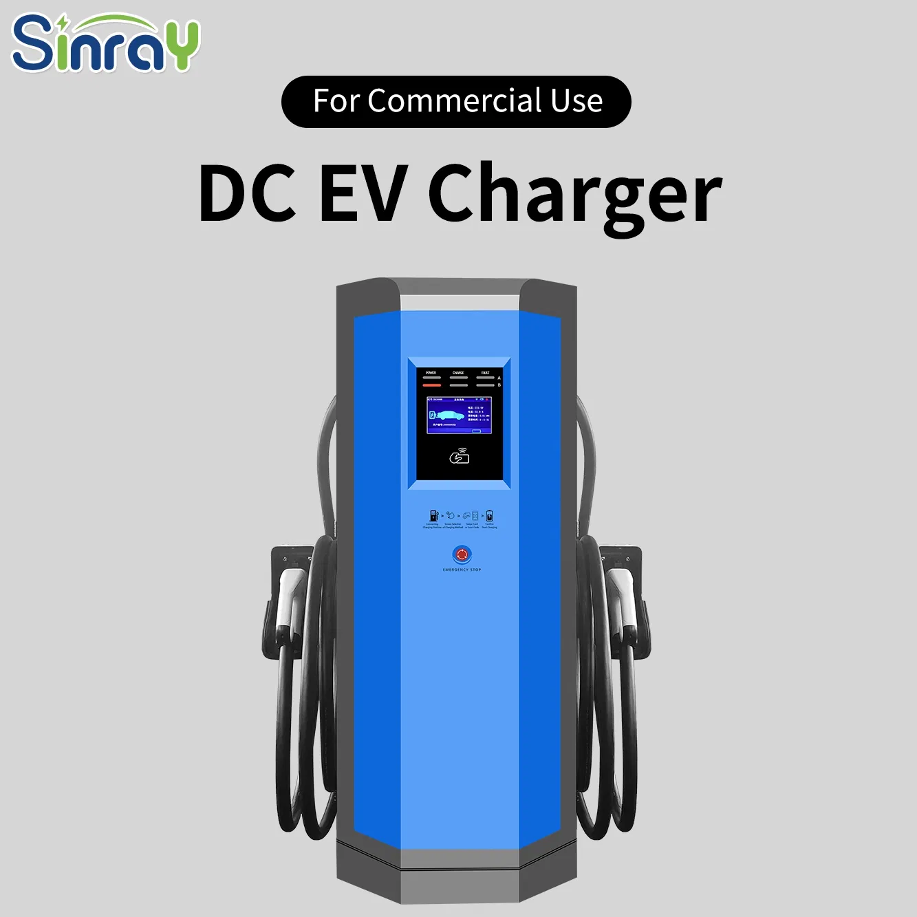 K062 Dual Front Charging Gun DC Charging Station High-Efficiency Electric Vehicle Fast Charging Solution
