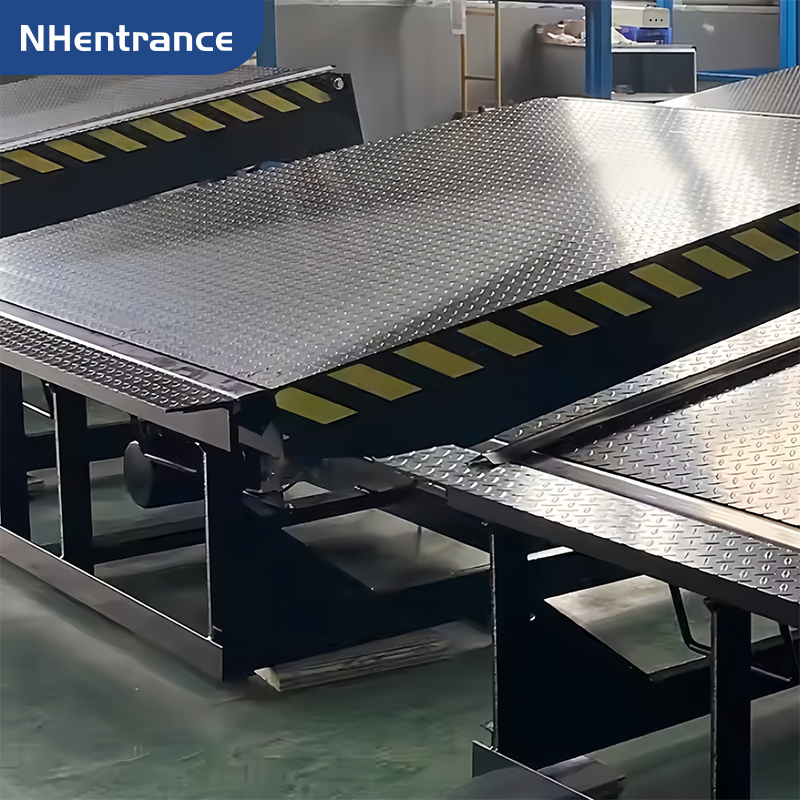 Manual Dock Leveling Ramp with Mechanical Spring System Pit Mounted Dock Leveler for Truck Loading