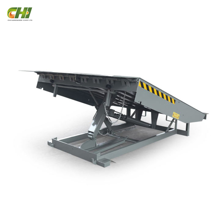 Manual Mechanical Automatic Dock Level Fixed Aluminium Dock Leveller 6ton Hydraulic Units Dock Leveler Brazil with Ramp