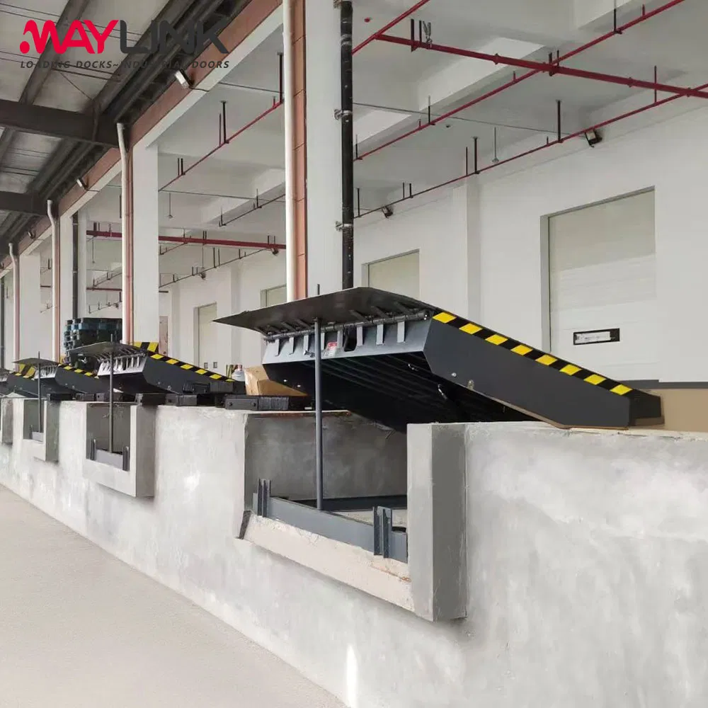 Maylink Pit-Mounted Permanent Installation High Bearing Capacity Full Hydraulic System Loading Dock Leveler