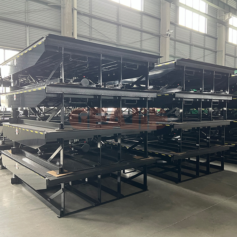 Factory Vertical Standing Pneumatic Steel Intelligent Automatic Cold Storage Dock Leveler Platform