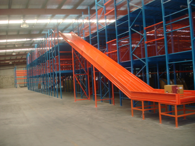 Manual Loading Multi-Tier Mezzanine System for Efficient Space Utilization