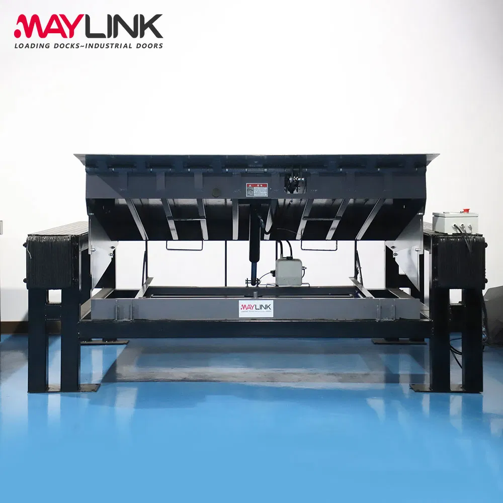 Maylink Heavy Load 10000kgs Static Capacity Durable Dual Main Cylinder Pit Mounted Logistics Center Hydraulic Dock Leveler