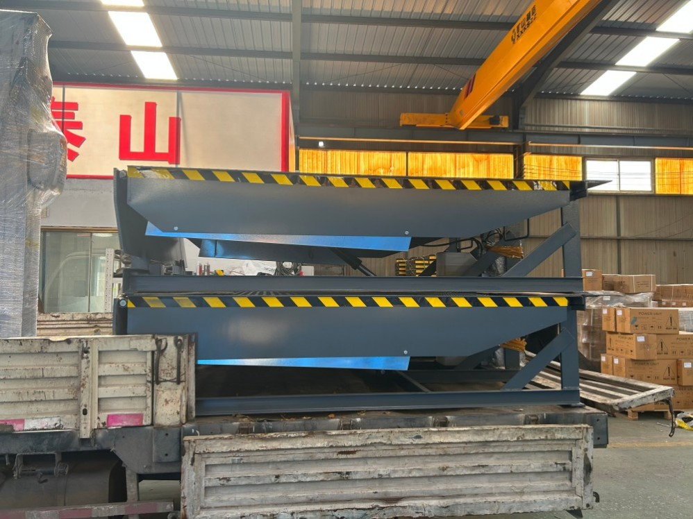 Custom 8 10 12 15 Ton Hydraulic Power Dock Leveler Airbag Vertical Standing Telescopic Mechanical Stationary Fixed Loading Ramp