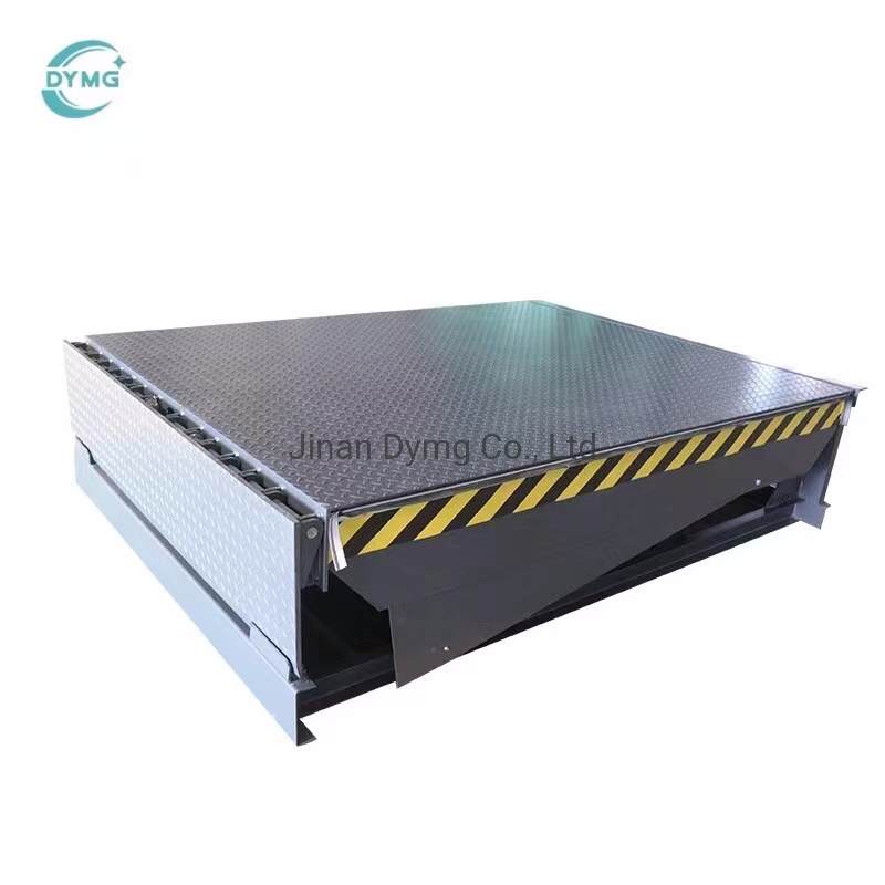 Dymg 8t Electric Automatic Stationary Dock Leveler Forklift Loading/Truck Loading and Unloading Platform